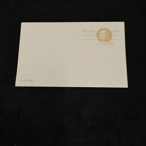 U. S. POST OFFICE VINTAGE ROBERT MORRIS 1981 DOMESTIC RATE .13 CENT POST CARD.